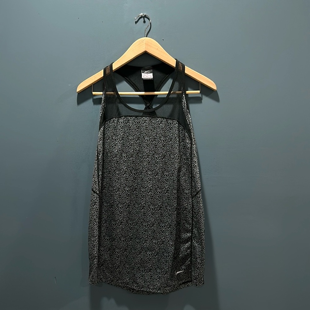 Nike • Blue and Black Racerback DryFit Running Top • Size XL